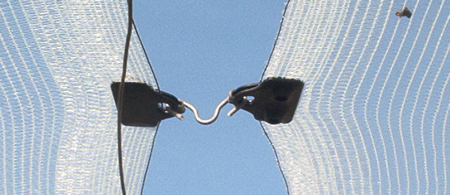 HERCHR Clip In Plastica Per Rete Parasole,20Pezzi Clips Bottoni Ganci Per Fissaggio Rete Telo Ombreggiante,Clips Di Fissaggio Per Tela Per Gli Accessori Del Tessuto Dell'ombra Serra Giardino - Foto 5