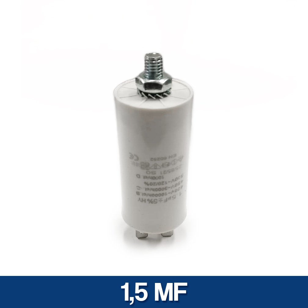 CONDENSATORE PER MOTORI 12uF 450V Capacitore Motore Pompa Elettropompa - Foto 2
