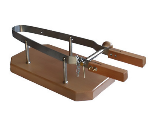 Morsa Per Prosciutto Berkel - Base In Legno Scuro Per Taglio Professionale - Foto 9