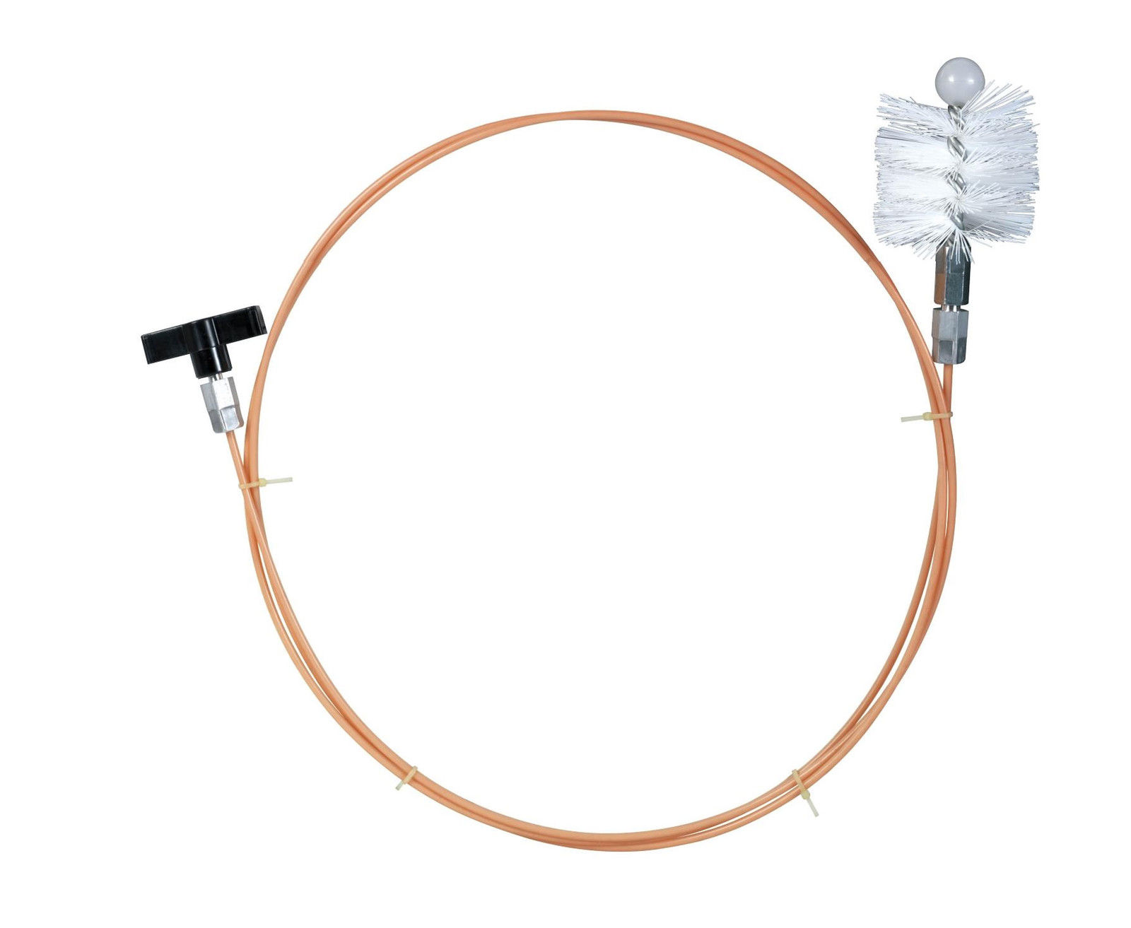 Scovolo Acciaio Per Pulizia Canna Fumaria - Quadrato 25cm, Per Stufe E Camini