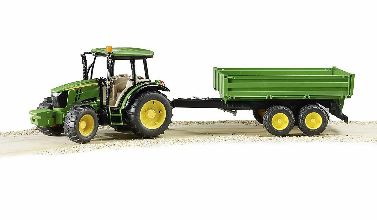 Bruder 03154 Trattore John Deere 7R con rimorchio forestale e 4 tronchi | La Fontese - dal 1954 Bruder 03154 Trattore John Deere 7R con rimorchio forestale e 4 tronchi | La Fontese - dal 1954