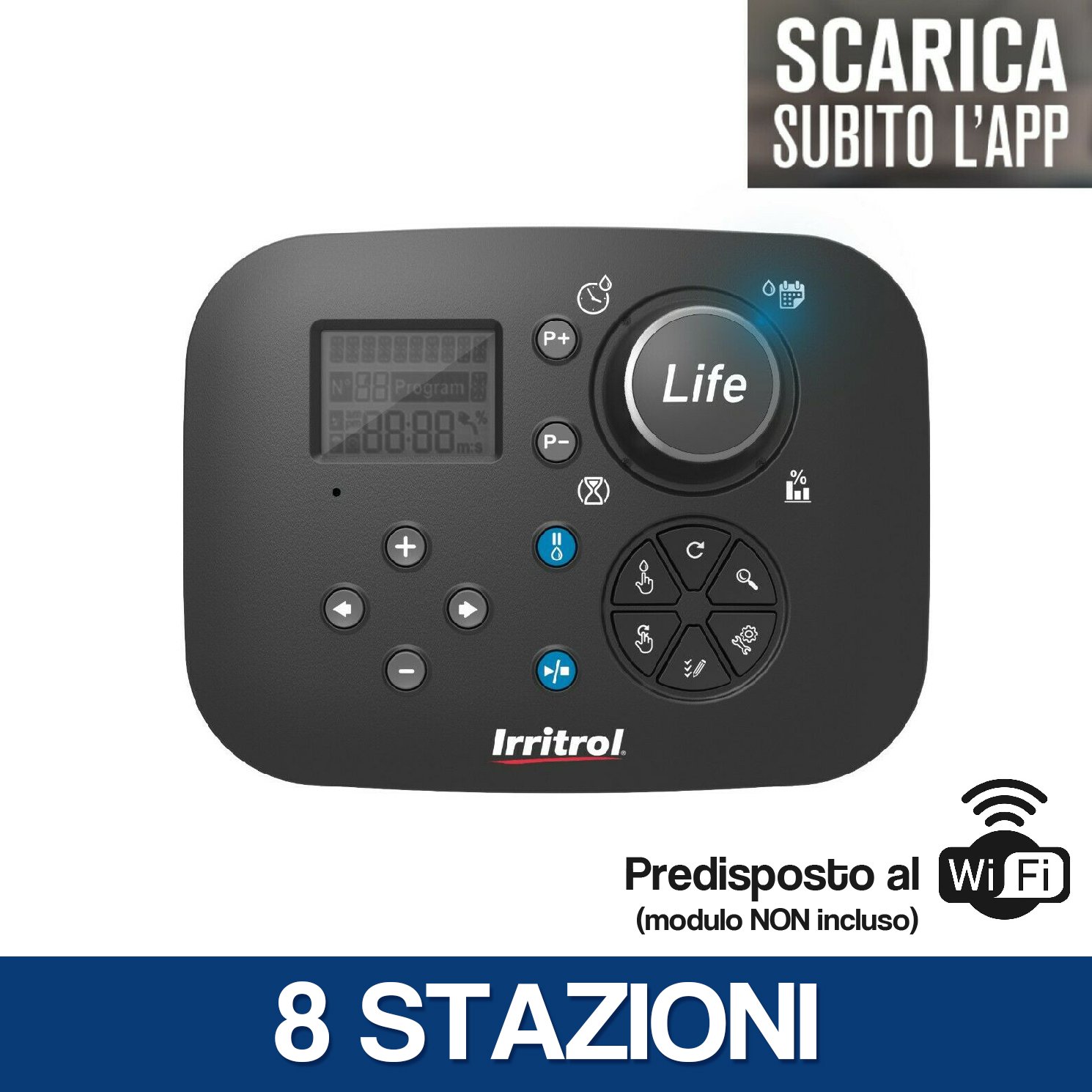 CONTROLADOR DE RIEGO IRRITROL LIFE MÓDULO WI-FI 4-6-8 ZONAS 26651V - Imagen 18 de 27