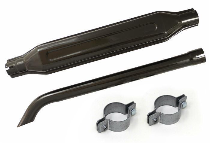 Terminale Scarico Tubo Auto Tondo LM-76343 Marmitta Acciaio Univers Accessori Auto E Moto - Foto 13