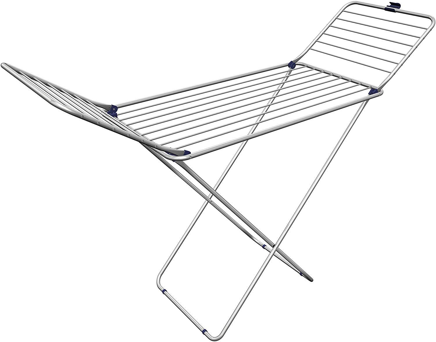 Stendibiancheria Piccolo Con 40 Clip - In Acciaio Inox, Pieghevole, Antivento, Per Calze, Biancheria Intima E Capi Delicati
