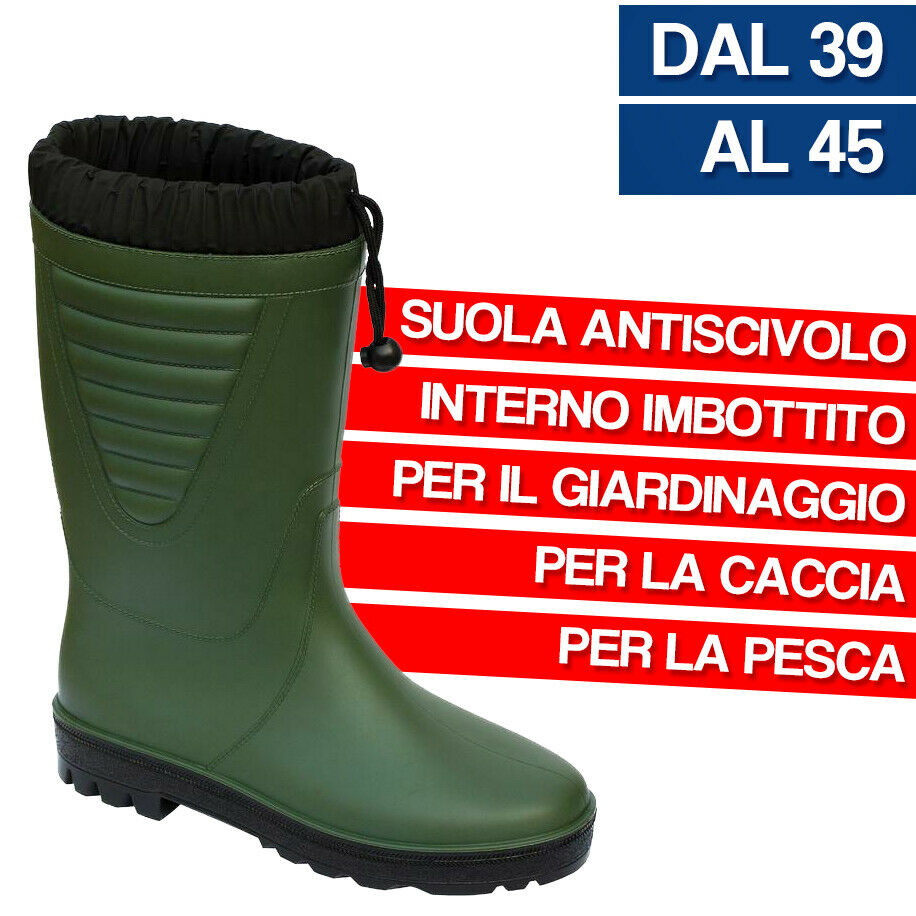 Expert Stivali In Pvc Waterproof Imbottiti Termici Pesca Lavoro Barca G RNG - Foto 6