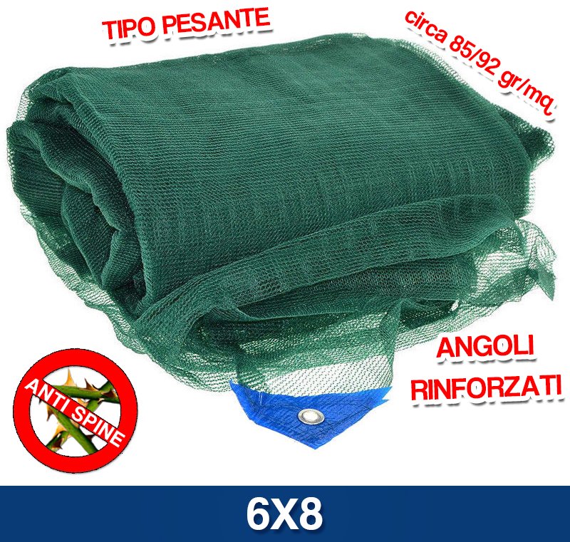 Rete Per Olive Rinforzata E Occhiellata Tessuto Antispina Telo INTERO Verde 85 Gr/mq - 7x12 Mt | Leroy Merlin - Foto 5