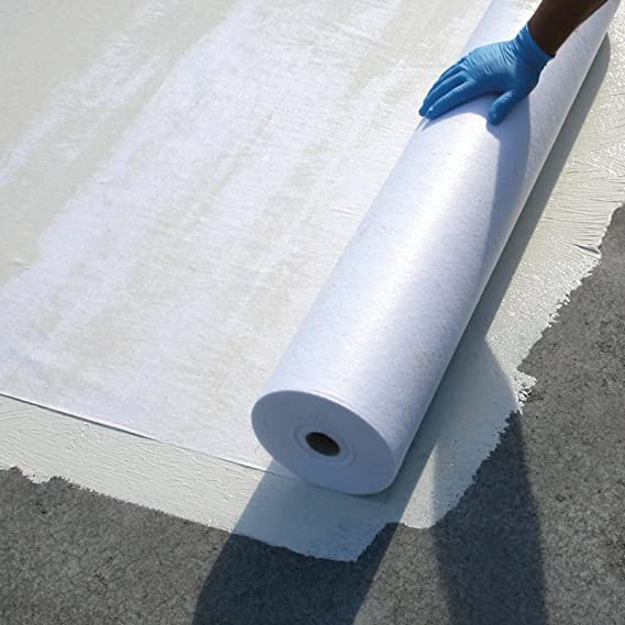 Tessuto Non Tessuto Poliestere 120g/m² - Rinforzato Per Impermeabilizzazioni Liquide (15cm X 50m) - Foto 10