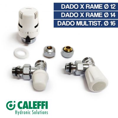 KIT CALEFFI RAME D.12 CON TESTINA TERMOSTATICA KIT CALEFFI RAME D.12 CON TESTINA TERMOSTATICA